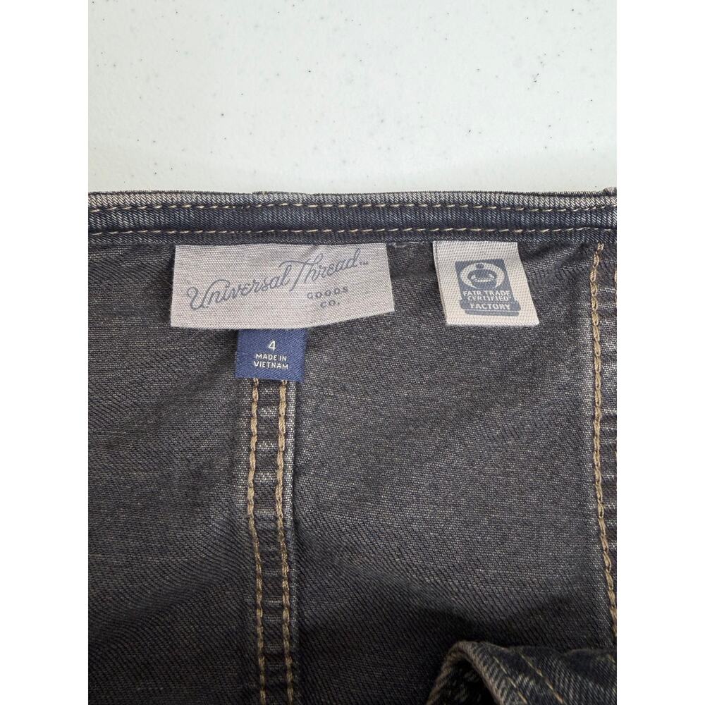 Universal Thread Denim Halter Midi Dress Sz 4 Overalls Boho Festival Western NWT - Picture 9 of 11